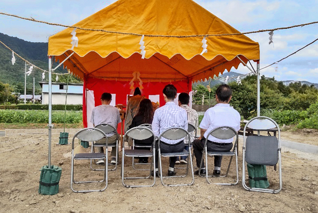 地鎮祭がありました